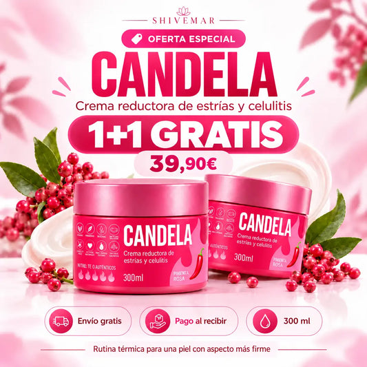 Crema CANDELA - Di Adiós a la Celulitis y a las Estrías - 1+1 GRATIS