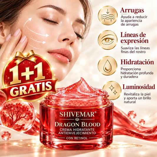 Crema Antiedad Dragon Blood con Retinol – Reduce las Arrugas en 7 Días – 1+1 GRATIS