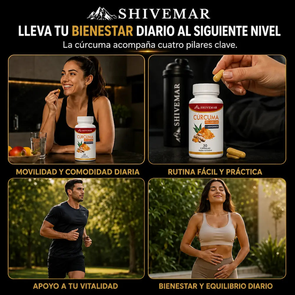 Cúrcuma con Manganeso – Apoyo Articular, Antioxidante y Movilidad - 1+1 GRATIS