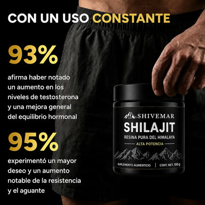 Resina SHILAJIT del Himalaya – Aumenta tu Rendimiento Sexual x3 - 1+1 GRATIS
