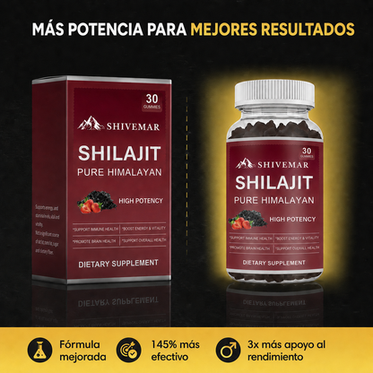 Cápsulas SHILAJIT del Himalaya para mejorar tu rendimiento, energía y bienestar