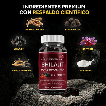 Gummies SHILAJIT del Himalaya – Aumenta tu Rendimiento Sexual x3 - 1+1 GRATIS