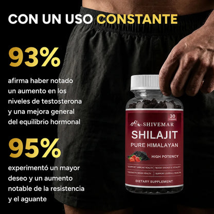 Gummies SHILAJIT del Himalaya – Aumenta tu Rendimiento Sexual x3 - 1+1 GRATIS