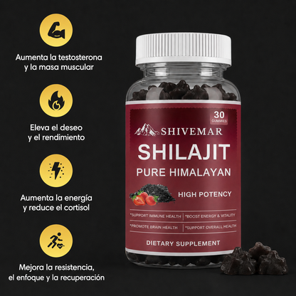 Cápsulas SHILAJIT del Himalaya para mejorar tu rendimiento, energía y bienestar